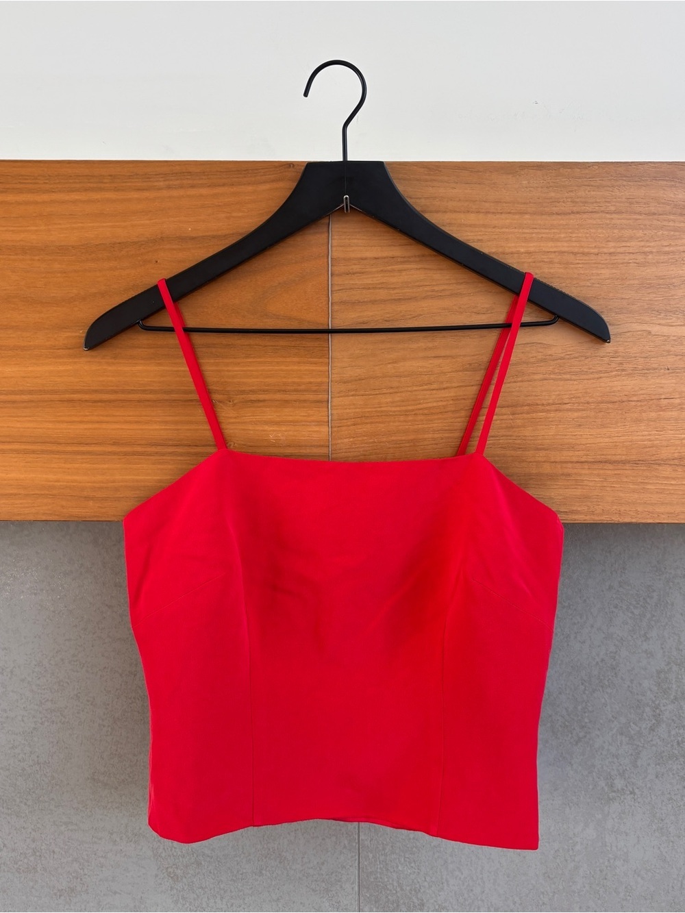 Hugo Buscati Silk Red Top, Size 4
